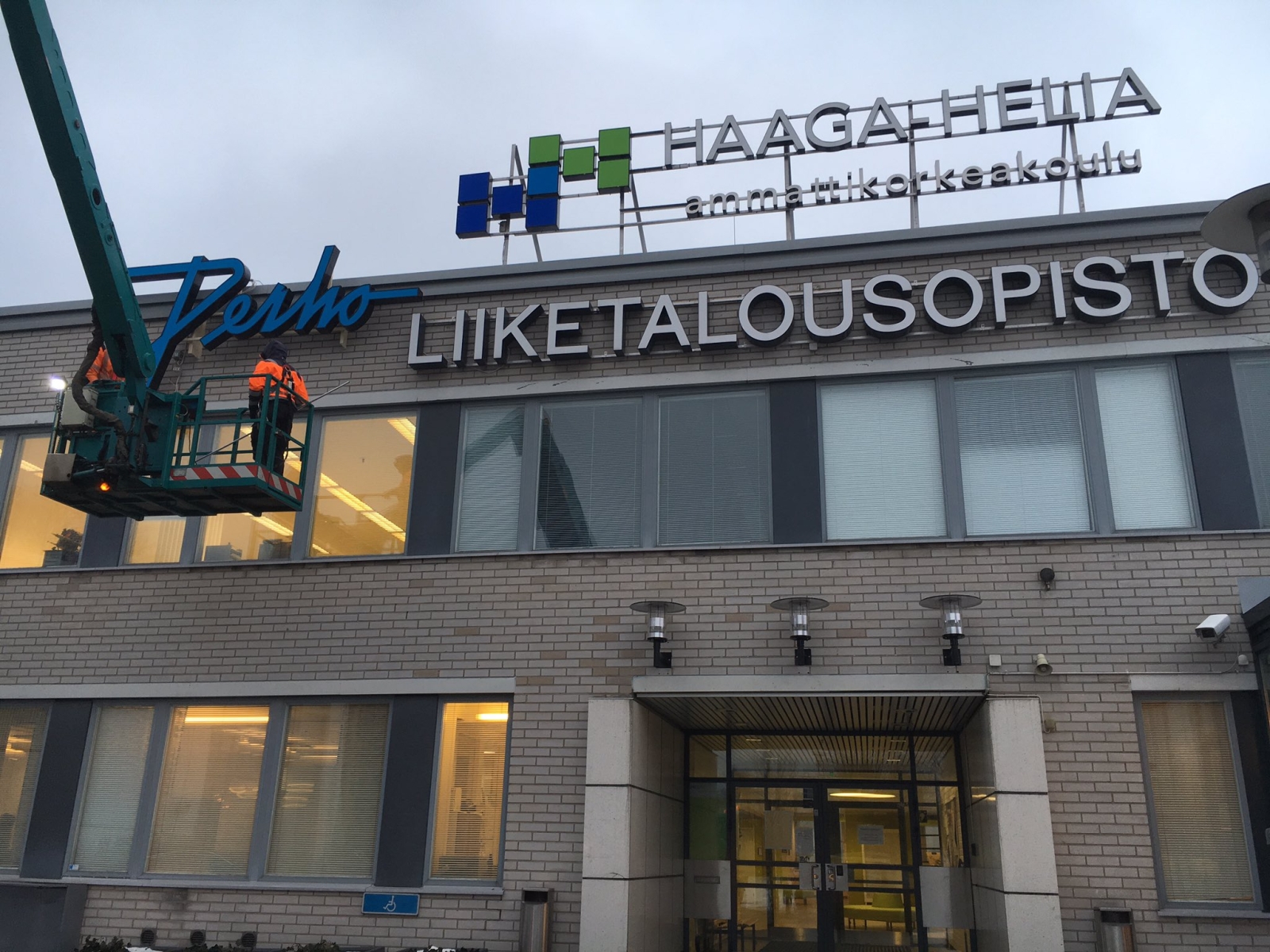 Malmi campus tại trường nghề Perho Liiketalousopisto